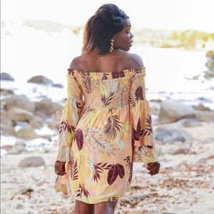 CBRAND DANCING IN THE SUN DRESS - TROPICAL SUNRISE
